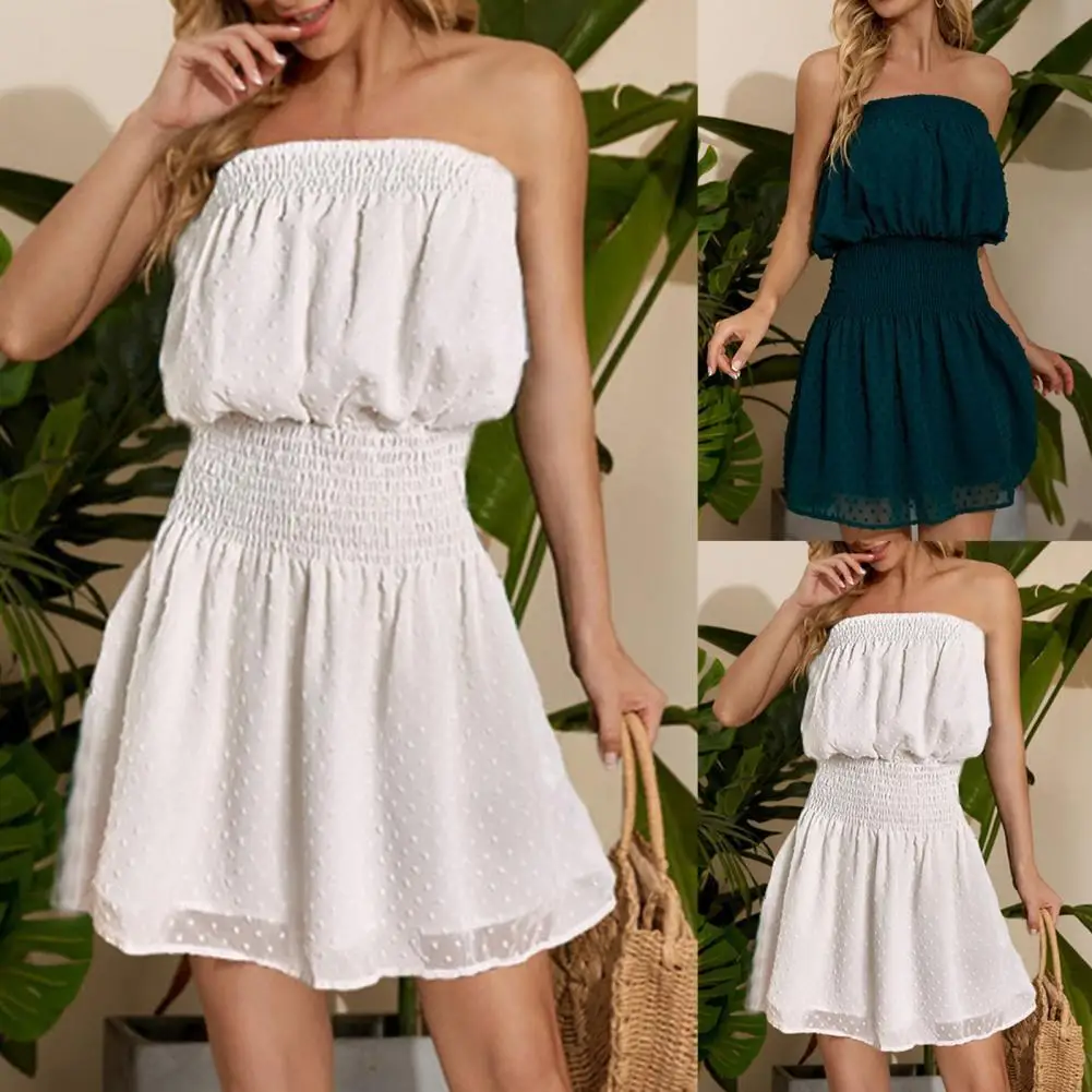 50% Hot Sales Midi Dress Solid Color Off Shoulder Women Sleeveless High Waist Pleated Dress for Party
50% Hot Sales Midi Dress Solid Color Off Shoulder Women Sleeveless High Waist Pleated Dress for Party