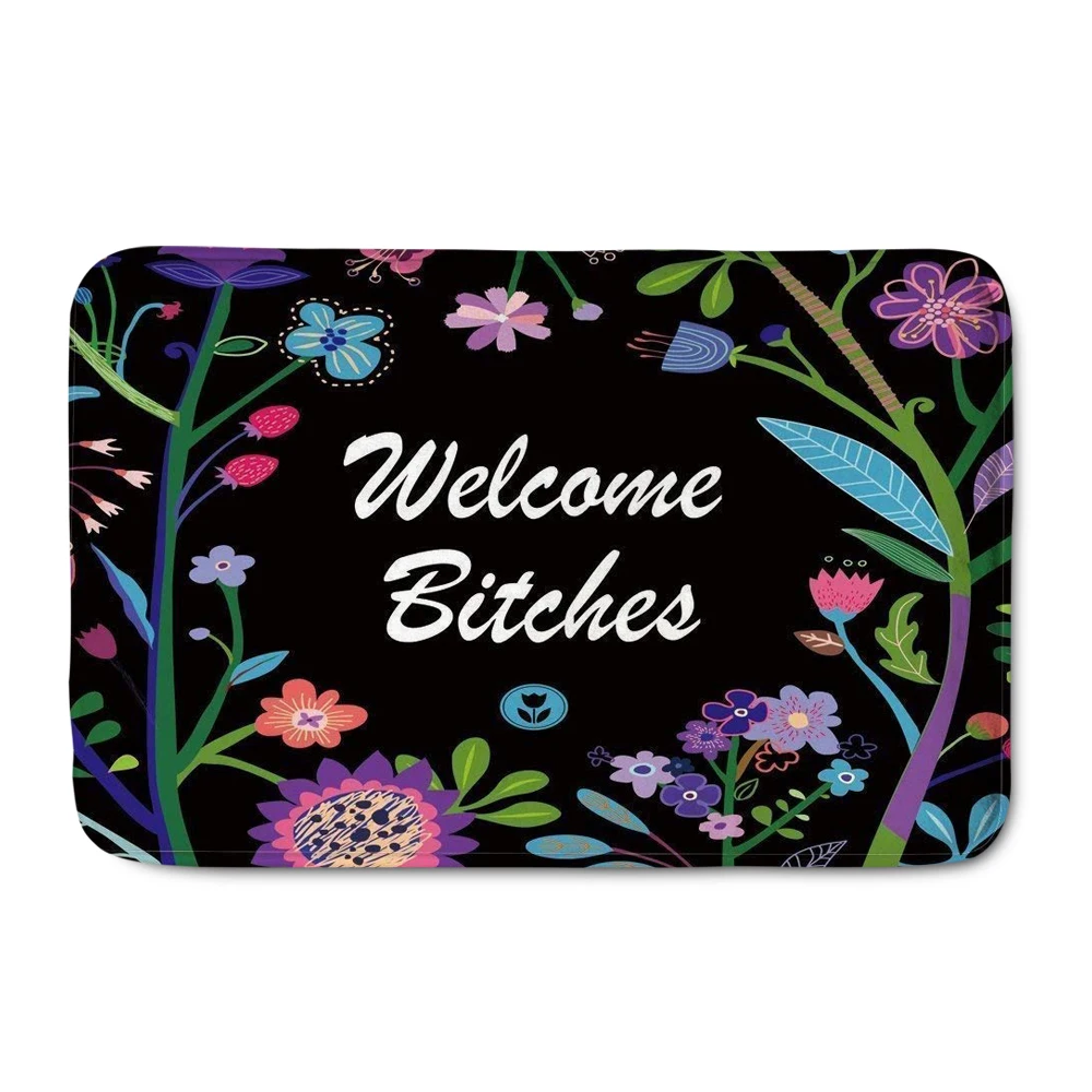 Upetstory Flowers Welcome Doormat for Entrance Front Door Flannel Absorbent Kitchen Bathroom Door Mats Non-slip Welcome Carpet
Upetstory Flowers Welcome Doormat for Entrance Front Door Flannel Absorbent Kitchen Bathroom Door Mats Non-slip Welcome Carpet