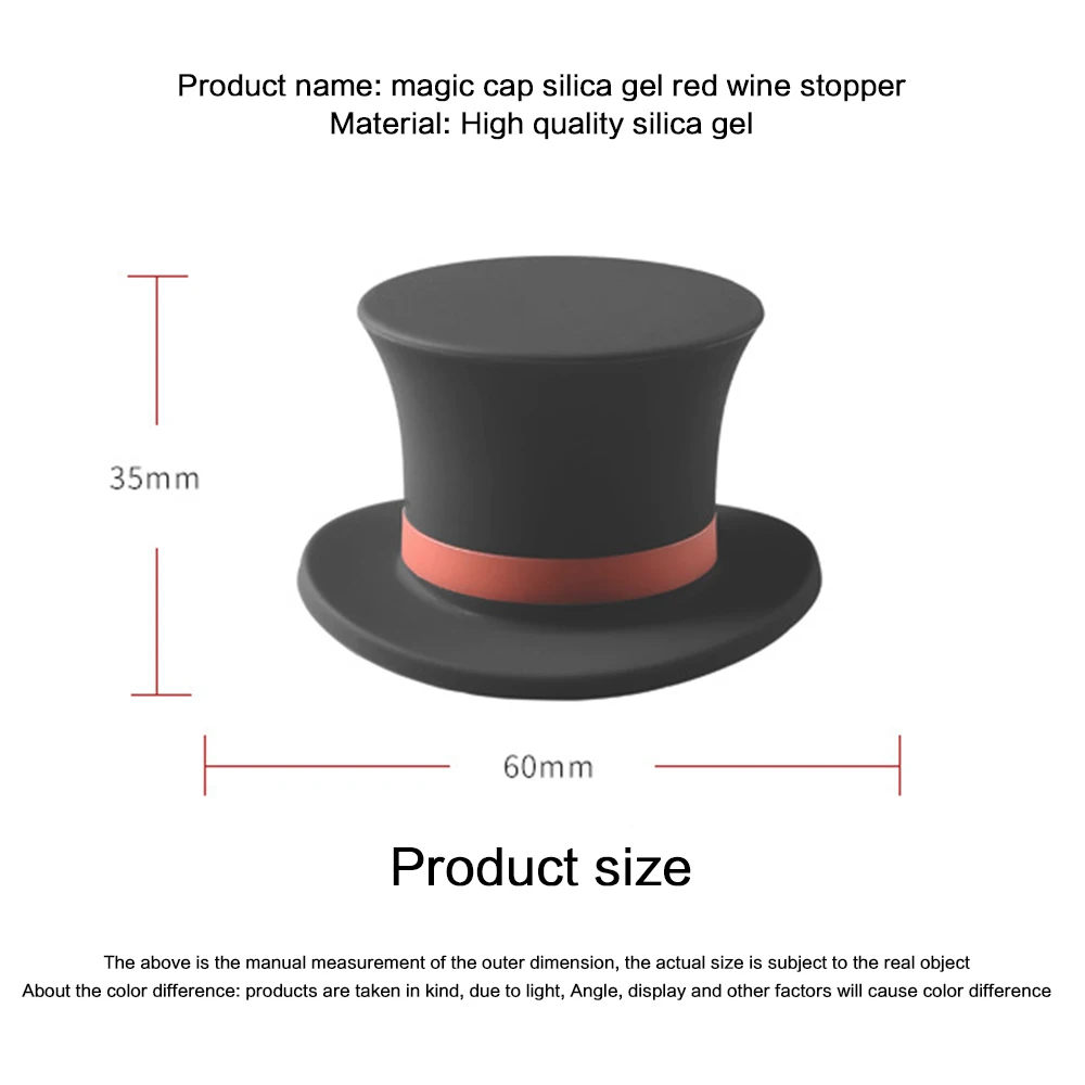 1pcs Reusable Wine Beer Cap Bottle Cap Hat Shape Silicone Stopper Drink Household Bar Stopper Cap Kitchen Tool Bar Supplies
1pcs Reusable Wine Beer Cap Bottle Cap Hat Shape Silicone Stopper Drink Household Bar Stopper Cap Kitchen Tool Bar Supplies