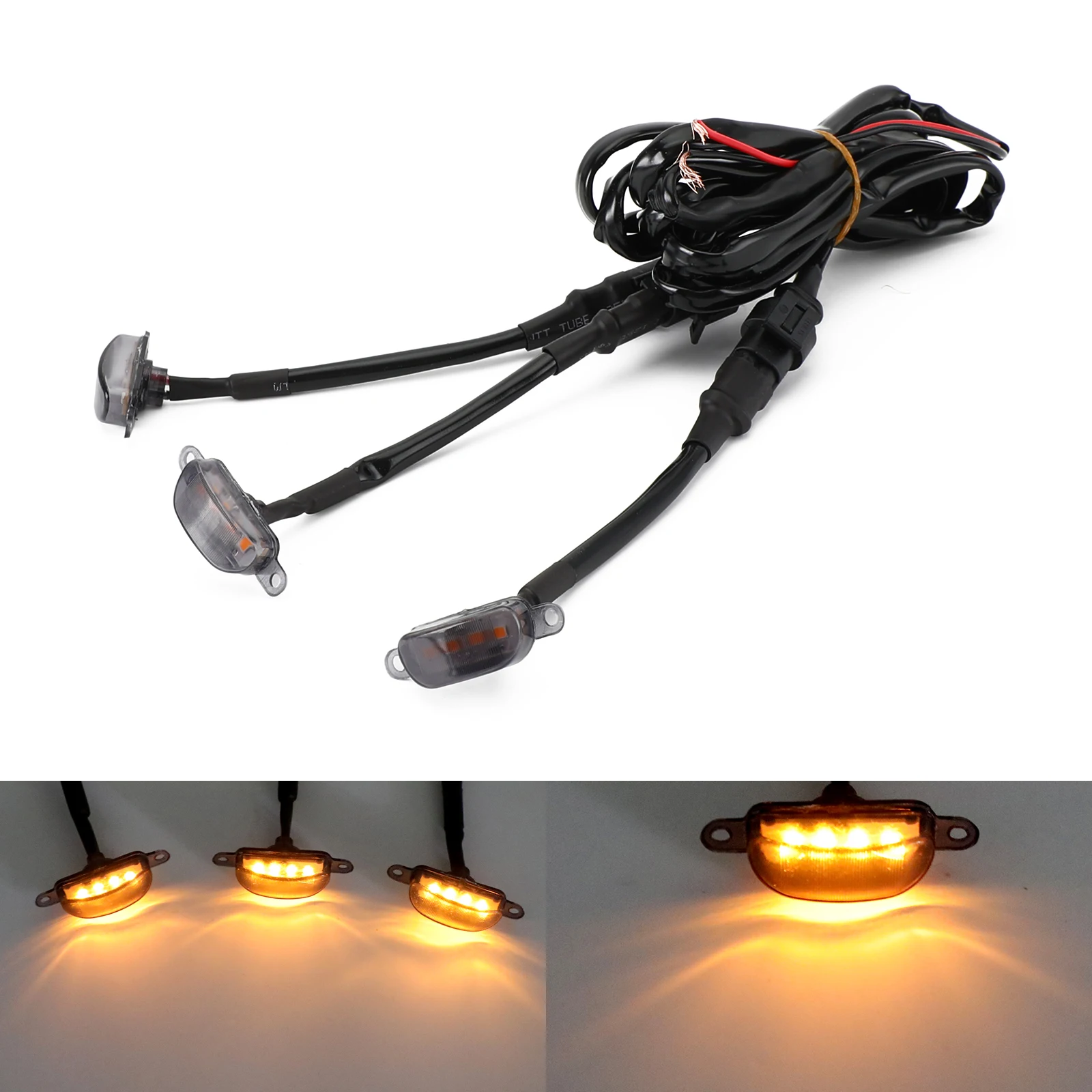 Artudatech 3pcs Smoked Lens Amber LED Lamp Raptor Front Grille Running Light fit For Ford F-150 Car Accessories
Artudatech 3pcs Smoked Lens Amber LED Lamp Raptor Front Grille Running Light fit For Ford F-150 Car Accessories