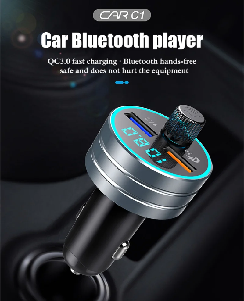 Premium MP3 Player Bluetooth 3.0 Receiver FM Transmitter Dual USB Car Charger U Disk TF Card Interior Accessories Phone Chargers
Premium MP3 Player Bluetooth 3.0 Receiver FM Transmitter Dual USB Car Charger U Disk TF Card Interior Accessories Phone Chargers