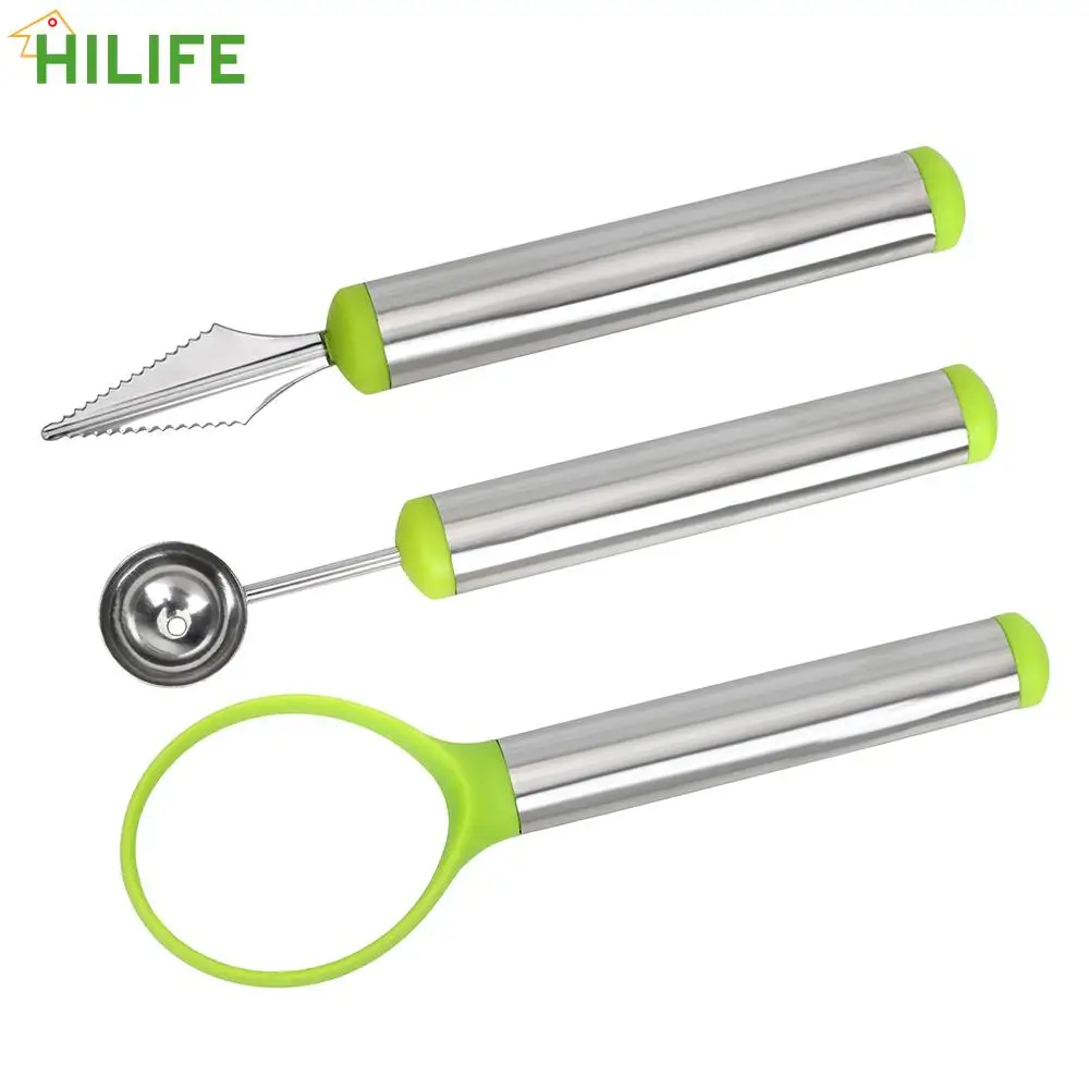 Набор для фруктов из нержавеющей стали, кухонный гаджет, нож для резьбы в виде арбуза, кремовая ложка, креативные инструменты для фруктов 3 ш... 
Набор для фруктов из нержавеющей стали, кухонный гаджет, нож для резьбы в виде арбуза, кремовая ложка, креативные инструменты для фруктов 3 ш...