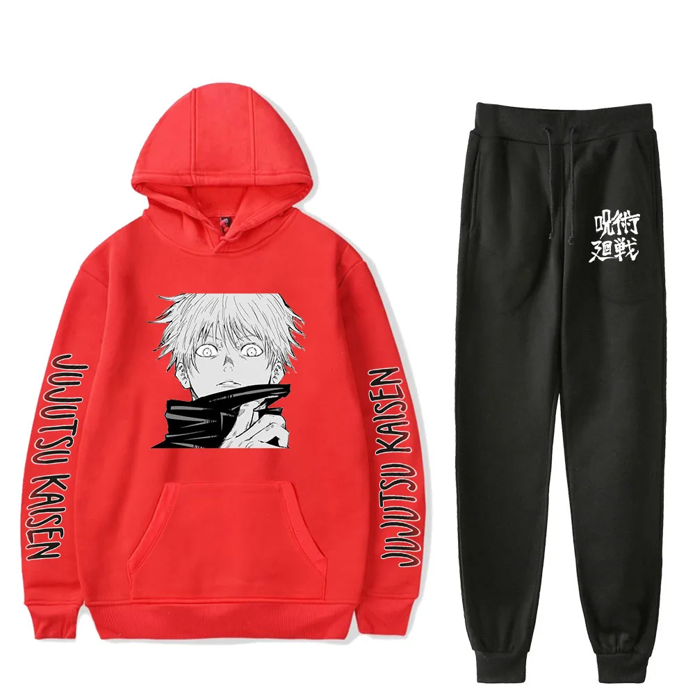 WAWNI Jujutsu Kaisen Hoodie Sweatshirt Two Piece Suit Cotton Popular Casual Pullover Pants Harajuku Wtreetwear Set Unique Suit
WAWNI Jujutsu Kaisen Hoodie Sweatshirt Two Piece Suit Cotton Popular Casual Pullover Pants Harajuku Wtreetwear Set Unique Suit