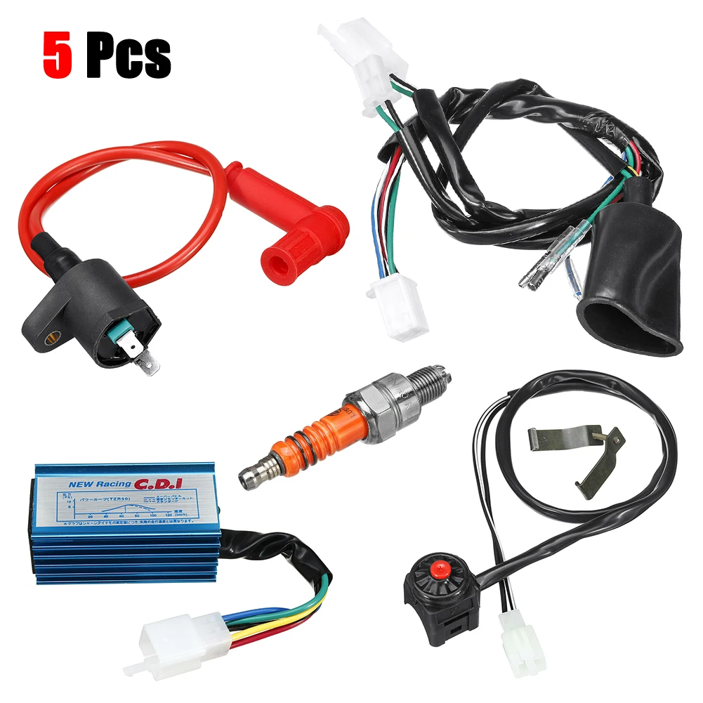 Wiring Harness Switch Coil CDI Kit 50/110/125/150cc Pit Dirt Bike Motorcycle ATV Plastic+metal Wiring Harness Switch Coil Cdi
Wiring Harness Switch Coil CDI Kit 50/110/125/150cc Pit Dirt Bike Motorcycle ATV Plastic+metal Wiring Harness Switch Coil Cdi