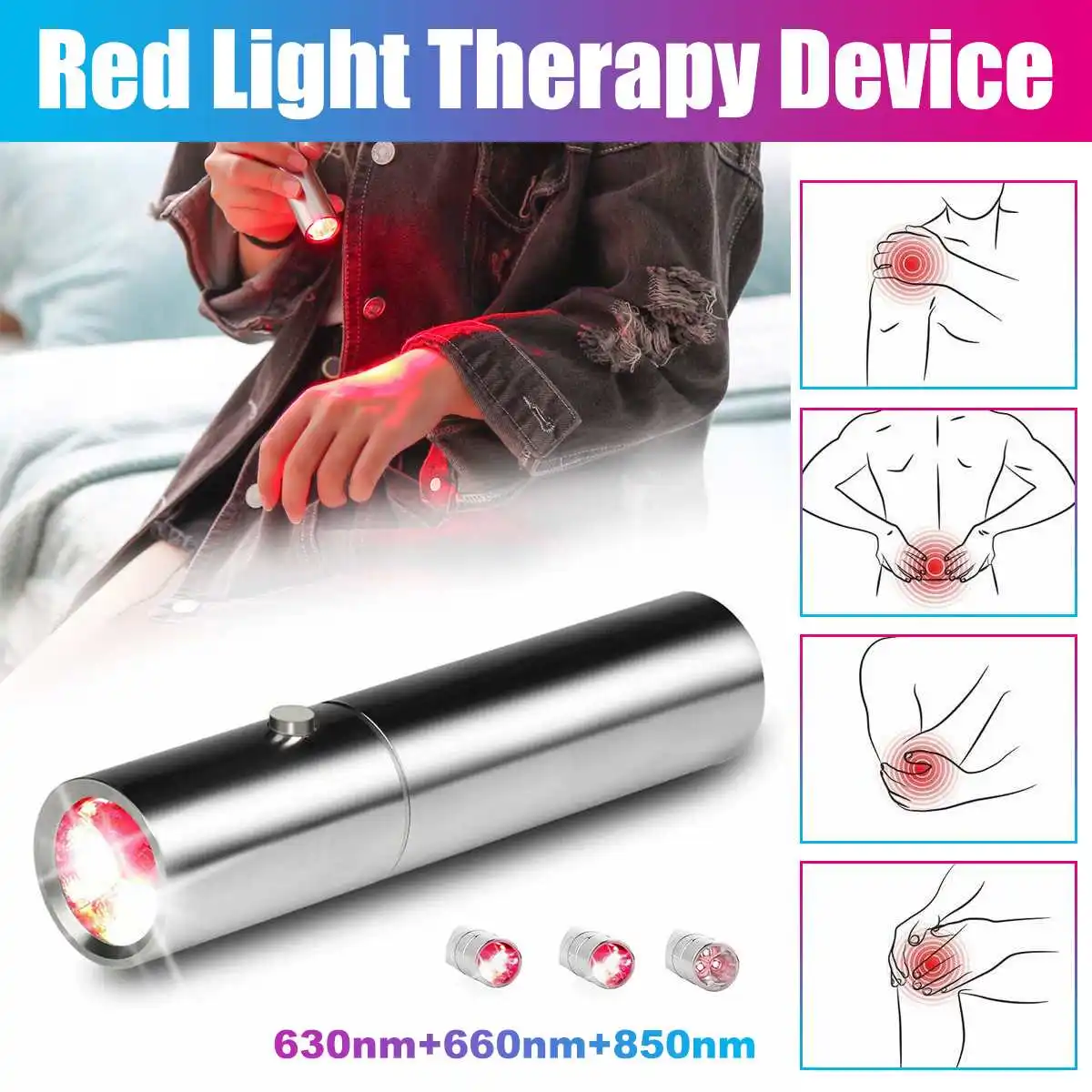 Portable Red Light Therapy LED Therapy Pen 850nm Infrared 660nm Soft Scar Wrinkle Removal Treatment Acne Laser Pen 2000mAh
Portable Red Light Therapy LED Therapy Pen 850nm Infrared 660nm Soft Scar Wrinkle Removal Treatment Acne Laser Pen 2000mAh