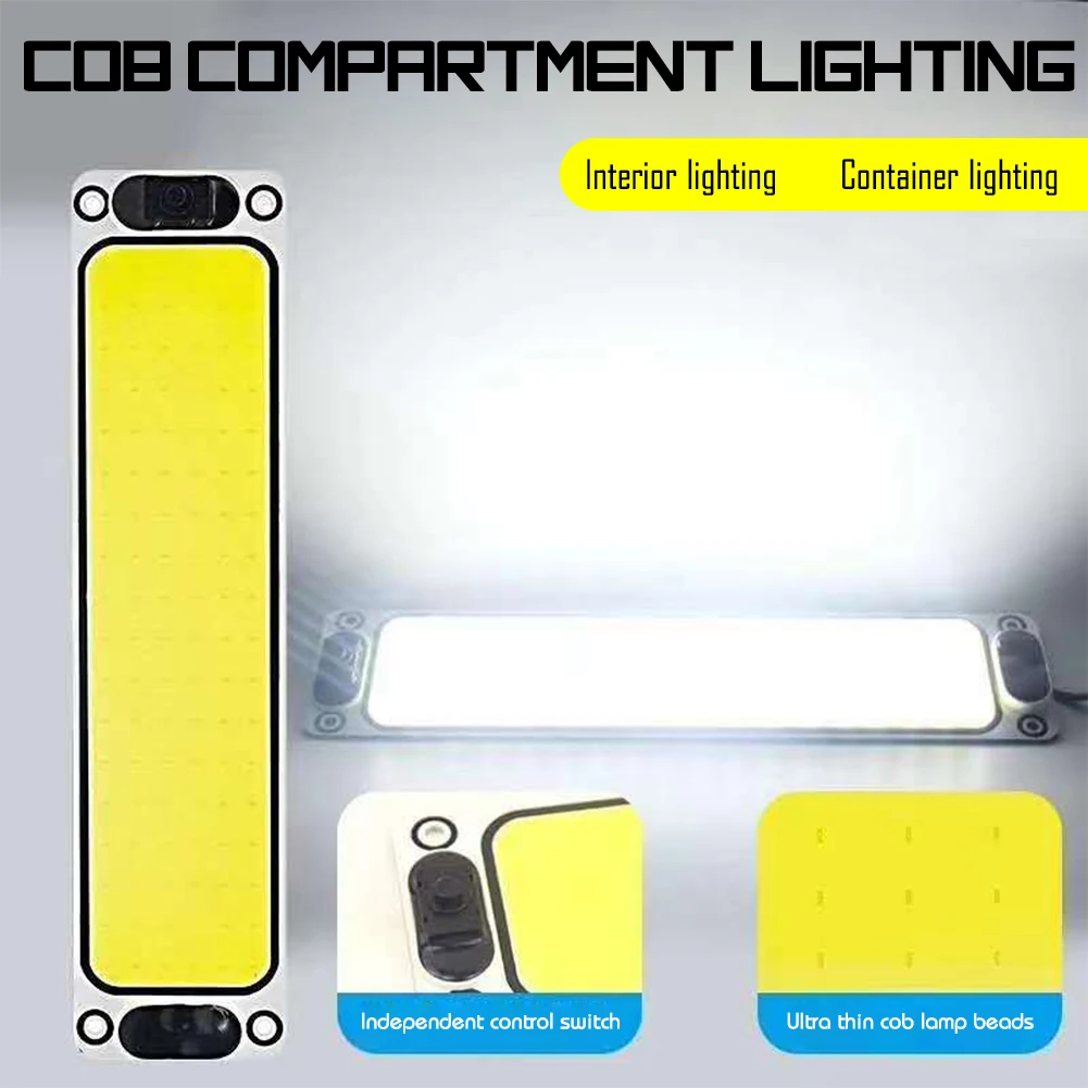 

Новинка 12-36 в COB светильник 30 Вт супер яркий холодный белый светодиод лампа для лодки грузовика внедорожника автомобиля внутреннее освещени...