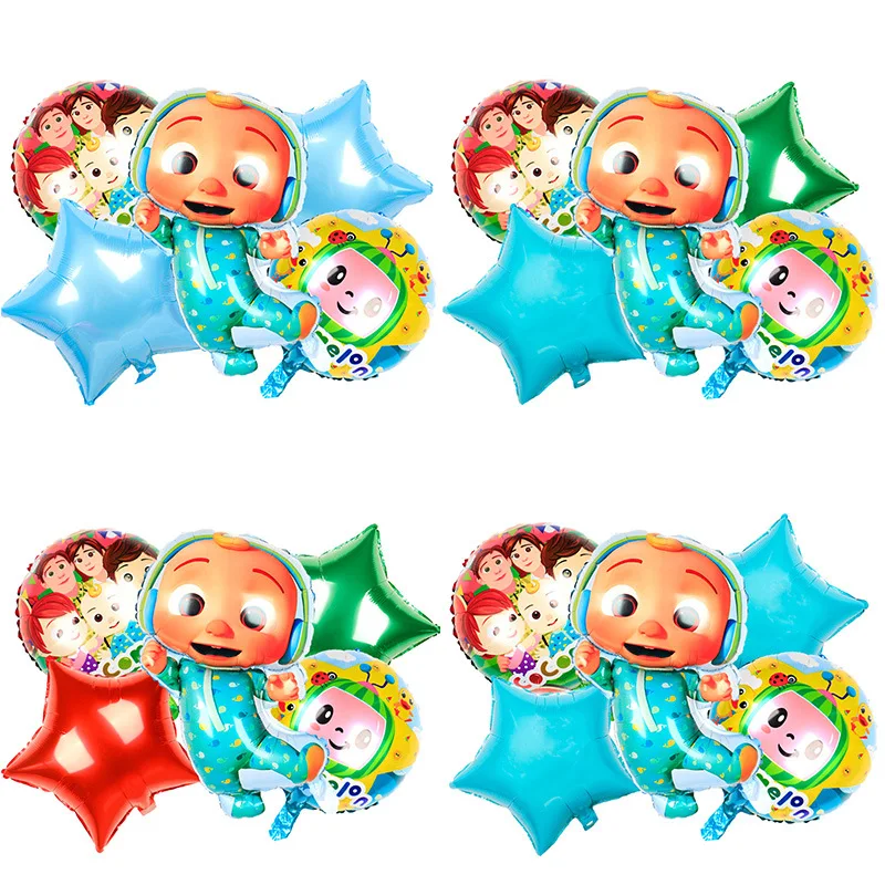 5pcs/lot Cocomelon Kids Birthday Decoration Foil Balloon Cartoon Watermelon Helium Balloon Set Party Balloons Baby Toys
5pcs/lot Cocomelon Kids Birthday Decoration Foil Balloon Cartoon Watermelon Helium Balloon Set Party Balloons Baby Toys