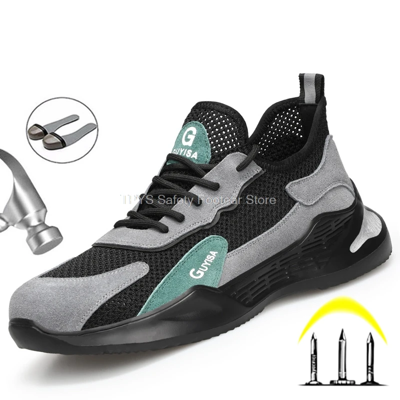 Breathable Male Steel Toe Work Shoes Puncture-Proof Safety Shoes Man Work Sneakers Indestructible Safety Boots Male Dropshipping
Breathable Male Steel Toe Work Shoes Puncture-Proof Safety Shoes Man Work Sneakers Indestructible Safety Boots Male Dropshipping