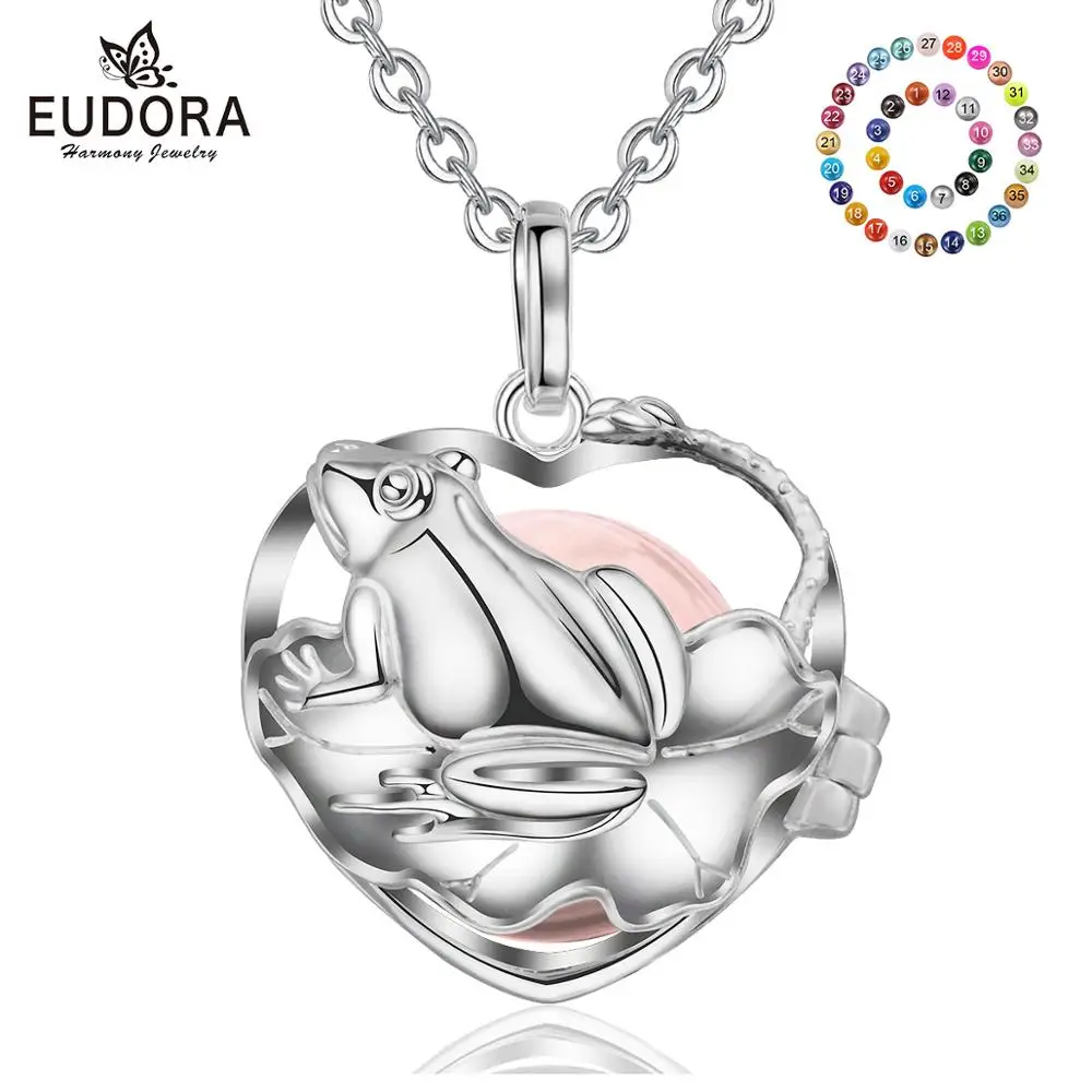 Eudora Copper 20mm cute animal Harmony Bola Ball Frog Locket Cage Pendant fit Chime Ball Necklace For Pregnancy Women K205N20
Eudora Copper 20mm cute animal Harmony Bola Ball Frog Locket Cage Pendant fit Chime Ball Necklace For Pregnancy Women K205N20