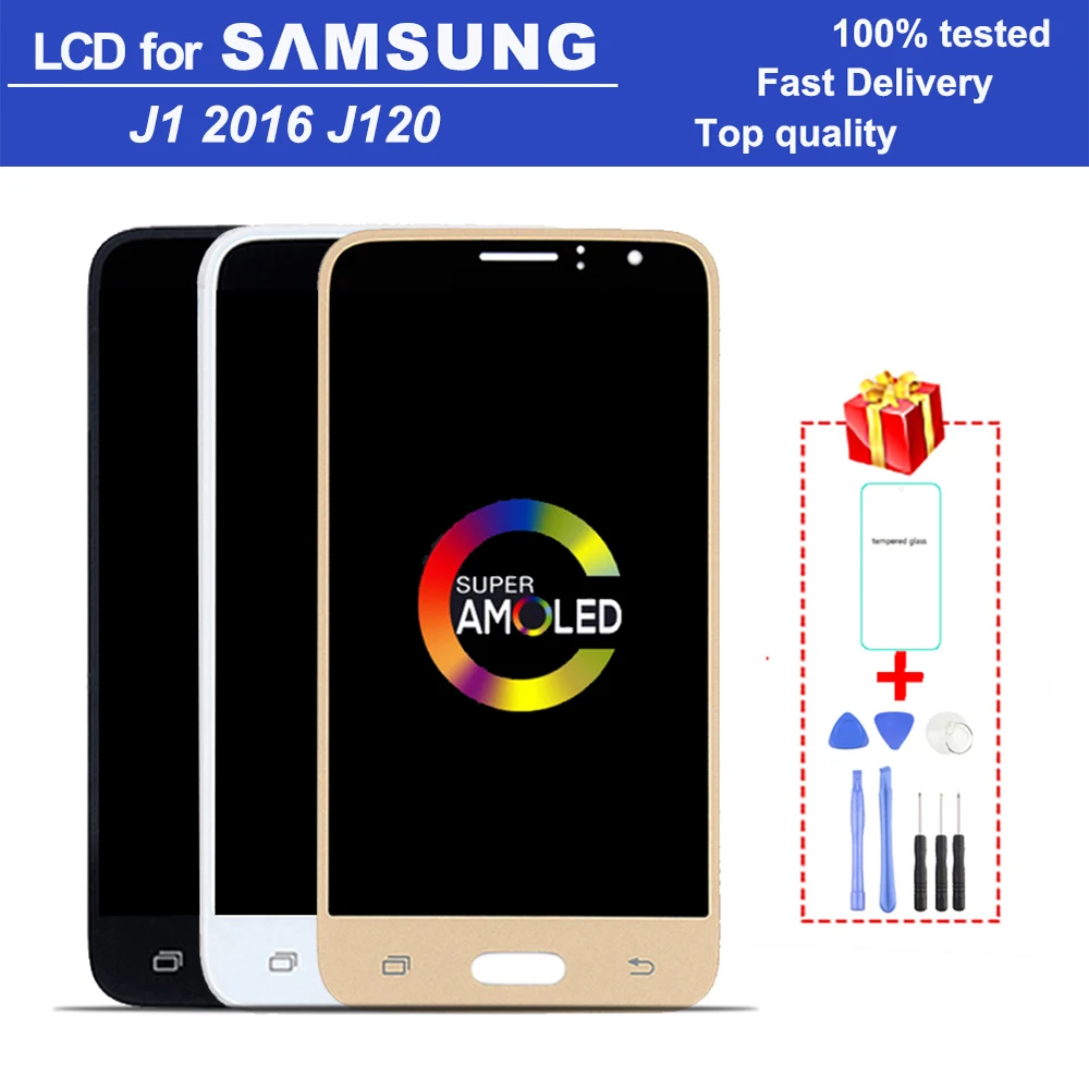 4.5" Original LCD display for Samsung Galaxy J1 2016 J120 J120F LCD Touch Screen Digitizer assembly Galaxy J1 2016 LCD Display
4.5" Original LCD display for Samsung Galaxy J1 2016 J120 J120F LCD Touch Screen Digitizer assembly Galaxy J1 2016 LCD Display