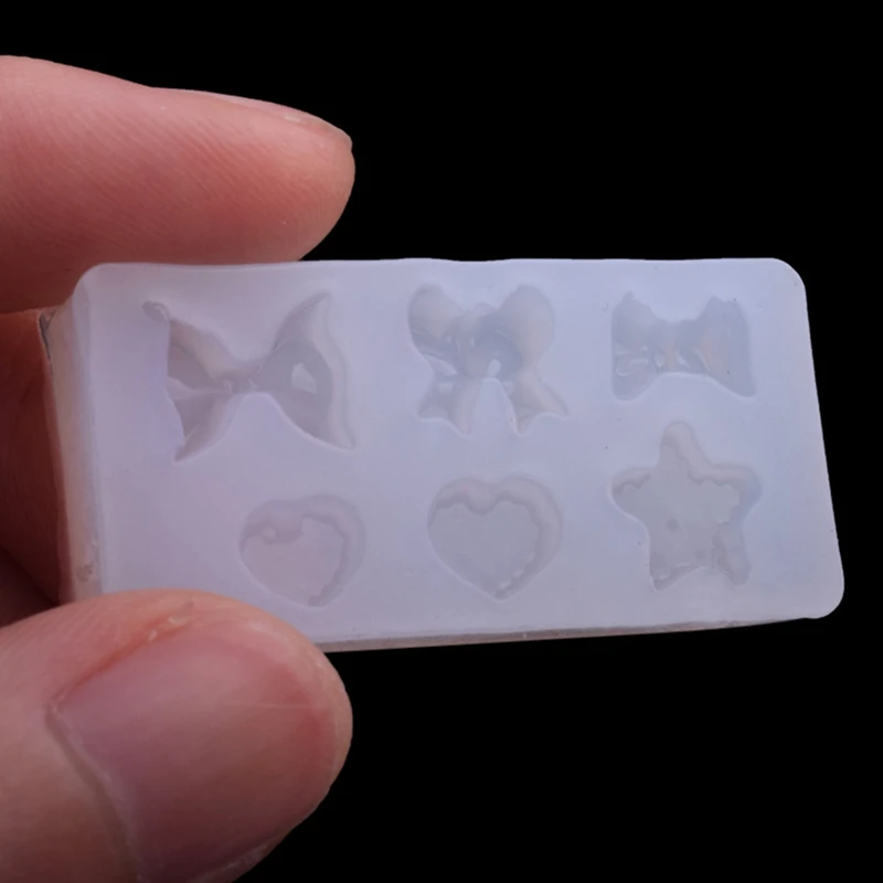 5Pc Mini Size Star Strawberry Bowknot Heart Shape Earrrings Resin Jewelry Mold Kit
5Pc Mini Size Star Strawberry Bowknot Heart Shape Earrrings Resin Jewelry Mold Kit