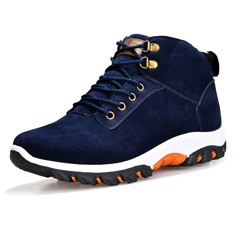 Fashion New Men Snow Boots Warm Fur Winter Shoes Men Winter Boots Footwear Men Plus Size Ankle Boots Men Sneakers