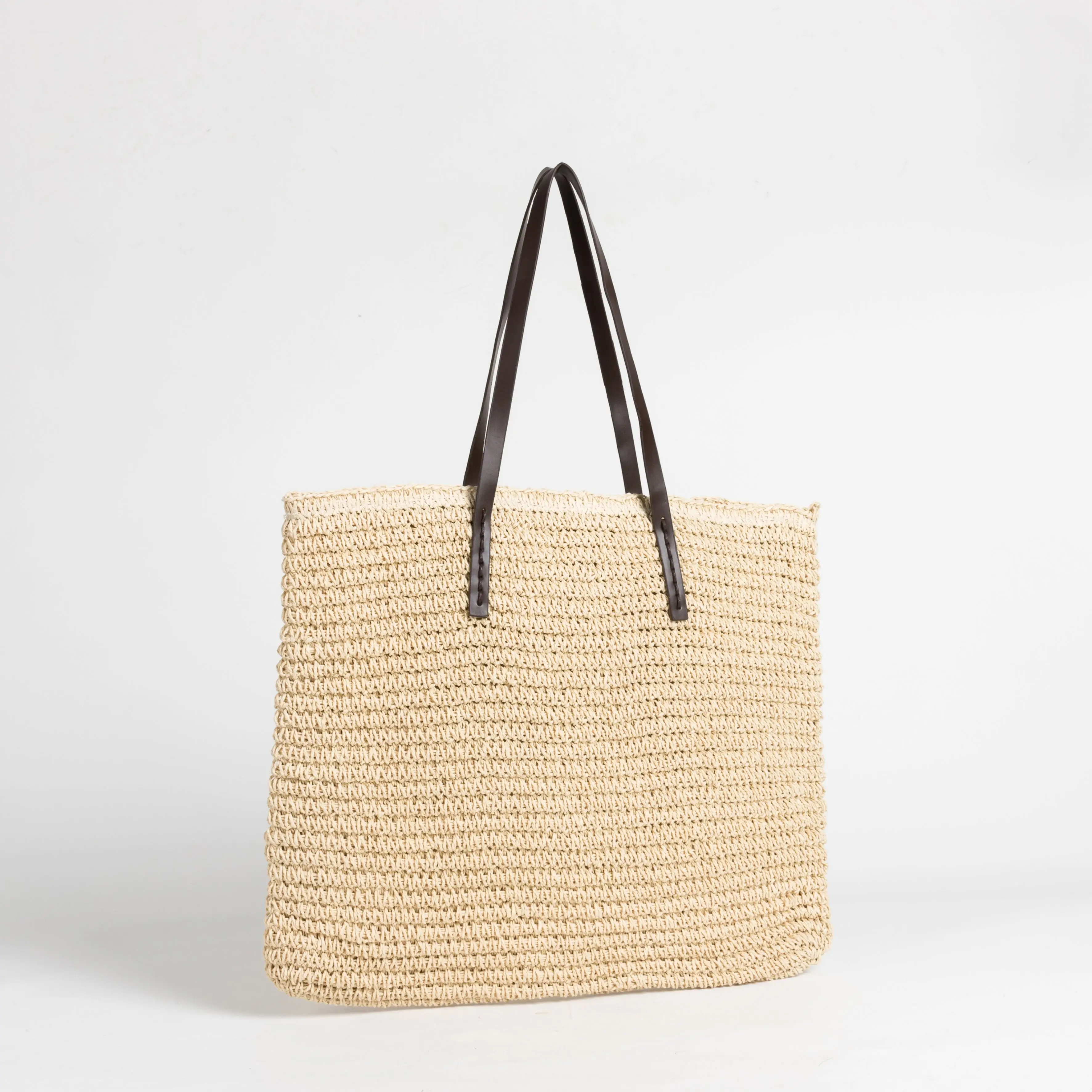 Retro Straw Woven Tote Handbags 2021 Summer Handwoven Travel Beach Shoulder Bags Large Capacity Casual Shopper Bag
Retro Straw Woven Tote Handbags 2021 Summer Handwoven Travel Beach Shoulder Bags Large Capacity Casual Shopper Bag