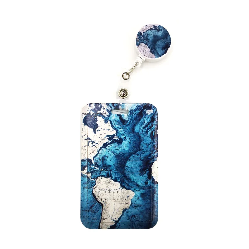 Blue World Map Cartoon Cute Credit Card Holder Lanyard Women Men Kid Student Retractable Badge Reel ID Name Bus Clips Card
Blue World Map Cartoon Cute Credit Card Holder Lanyard Women Men Kid Student Retractable Badge Reel ID Name Bus Clips Card
