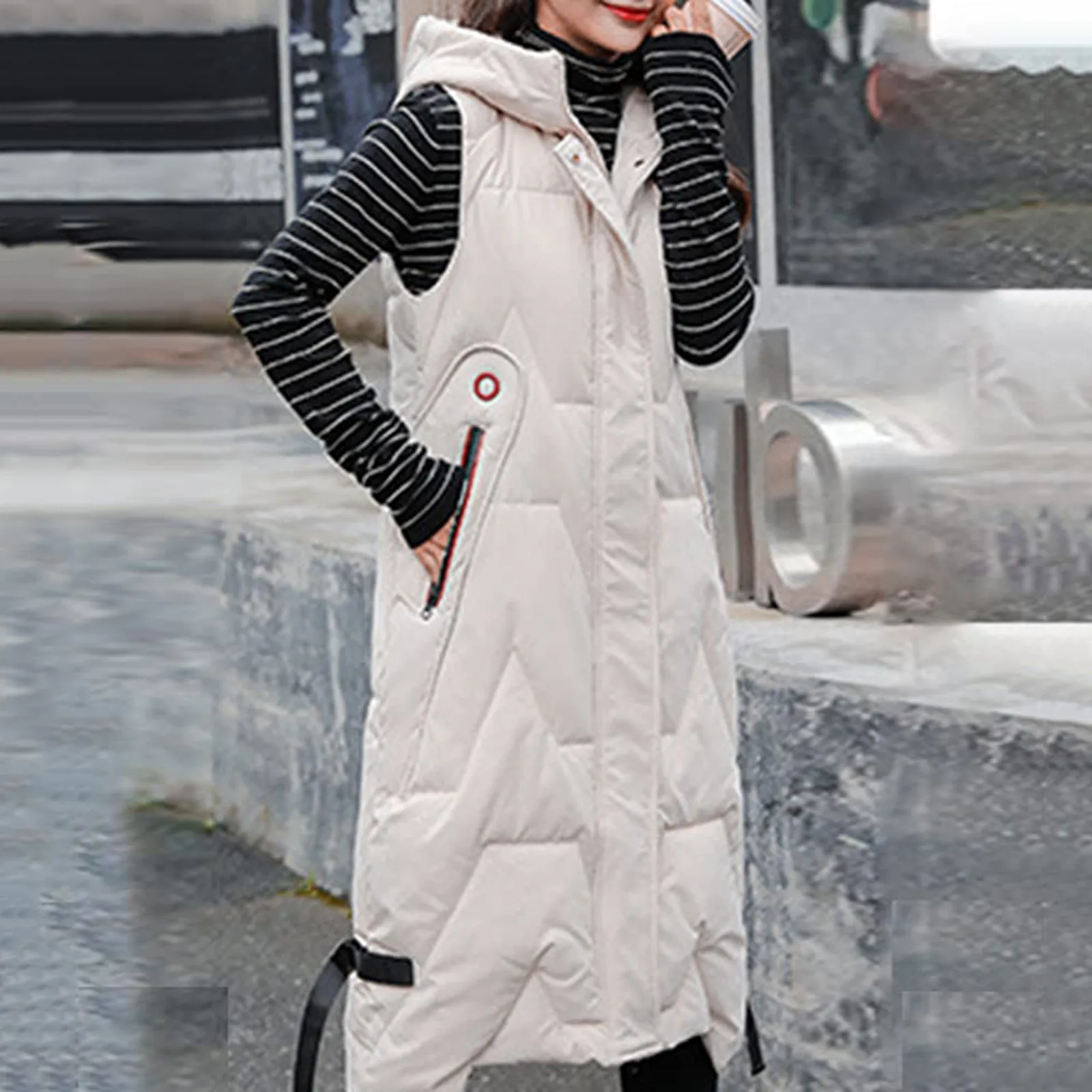 Padded Down Coats Women Plus Size Down Warm Long Hooded Waistcoat 2021 Winter Female Wear Vest Solid Sleeveless Outerwea T6
Padded Down Coats Women Plus Size Down Warm Long Hooded Waistcoat 2021 Winter Female Wear Vest Solid Sleeveless Outerwea T6