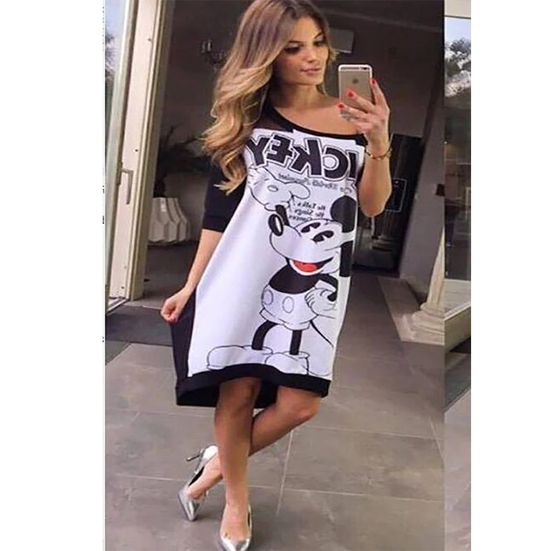 Women Midi Dresses 2022 Slim Casual Kawaii Letter Print Half Sleeve Sexy Dress Mickey Mouse Color Contrast Fashion Party Vestido
Women Midi Dresses 2022 Slim Casual Kawaii Letter Print Half Sleeve Sexy Dress Mickey Mouse Color Contrast Fashion Party Vestido