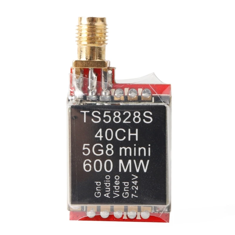 TS5828S Micro 5GB 600mW 40CH FPV Transmitter Cable Antenna for RC Drone Parts
TS5828S Micro 5GB 600mW 40CH FPV Transmitter Cable Antenna for RC Drone Parts