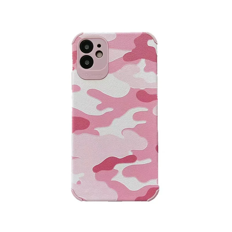 Personalized pink blue camouflage phone case for iPhone11 12Pro Max mini X XR XSMax 8 7 PluS anti-drop protective back cover 
Personalized pink blue camouflage phone case for iPhone11 12Pro Max mini X XR XSMax 8 7 PluS anti-drop protective back cover