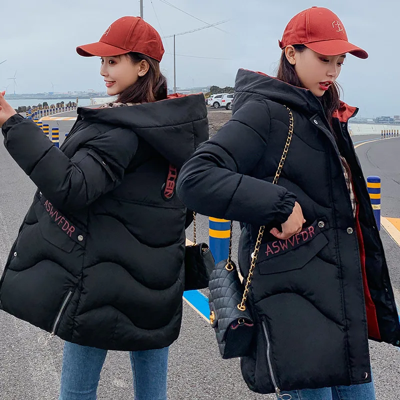 High Quality Winter New Long Cotton Coat Ladies Loose Hooded Padded Down Cotton Padded Parke Women's Cotton Jacket
High Quality Winter New Long Cotton Coat Ladies Loose Hooded Padded Down Cotton Padded Parke Women's Cotton Jacket
