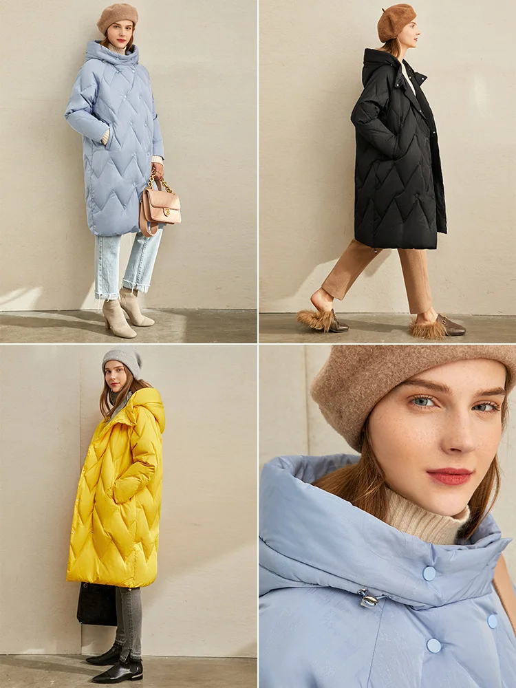 Amii Warm Fashion Down Jacket Winter Women Solid Hooded Long Sleeve Female Thick Down Coat Top 11940597
Amii Warm Fashion Down Jacket Winter Women Solid Hooded Long Sleeve Female Thick Down Coat Top 11940597