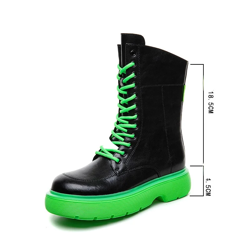 Krasovki 2021 Women Boots Genuine Leather Autumn Winter Motorcycle Booties Platform Thick Sole Shoes
Krasovki 2021 Women Boots Genuine Leather Autumn Winter Motorcycle Booties Platform Thick Sole Shoes