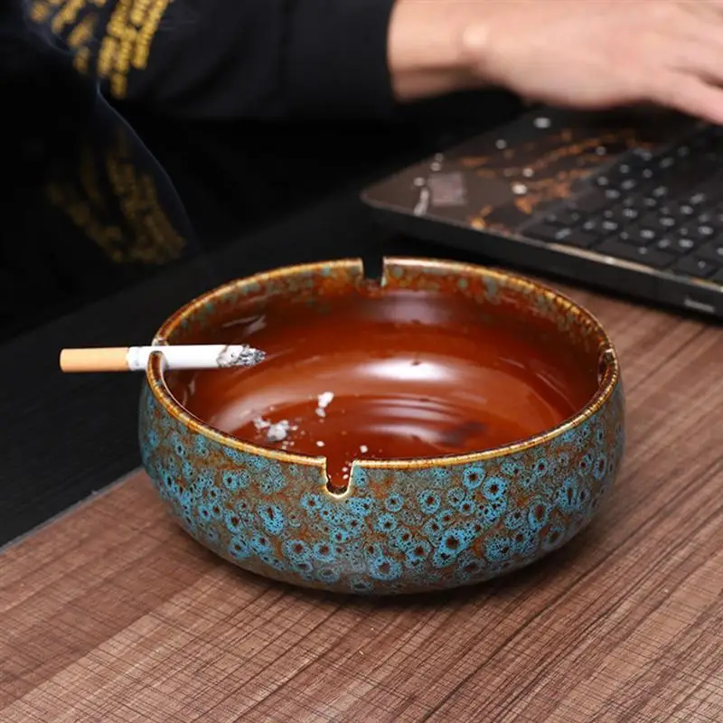 Retro Ceramics Ashtray Household Office Windproof Ashtray Cigarettes Ash Holder Trend Large Office Atmosphere Windproof Ashtray
Retro Ceramics Ashtray Household Office Windproof Ashtray Cigarettes Ash Holder Trend Large Office Atmosphere Windproof Ashtray