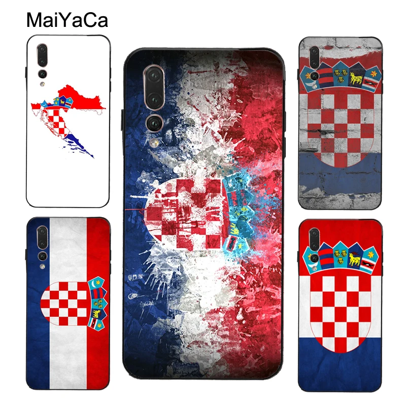 MaiYaCa Хорватия флаг чехол для Huawei Честь 10i 9 10 20 Lite 7A Pro 7C 8A 8C 8S 8X 9X Y6 Y9 Y7 2019 Nova/5T|Бамперы|