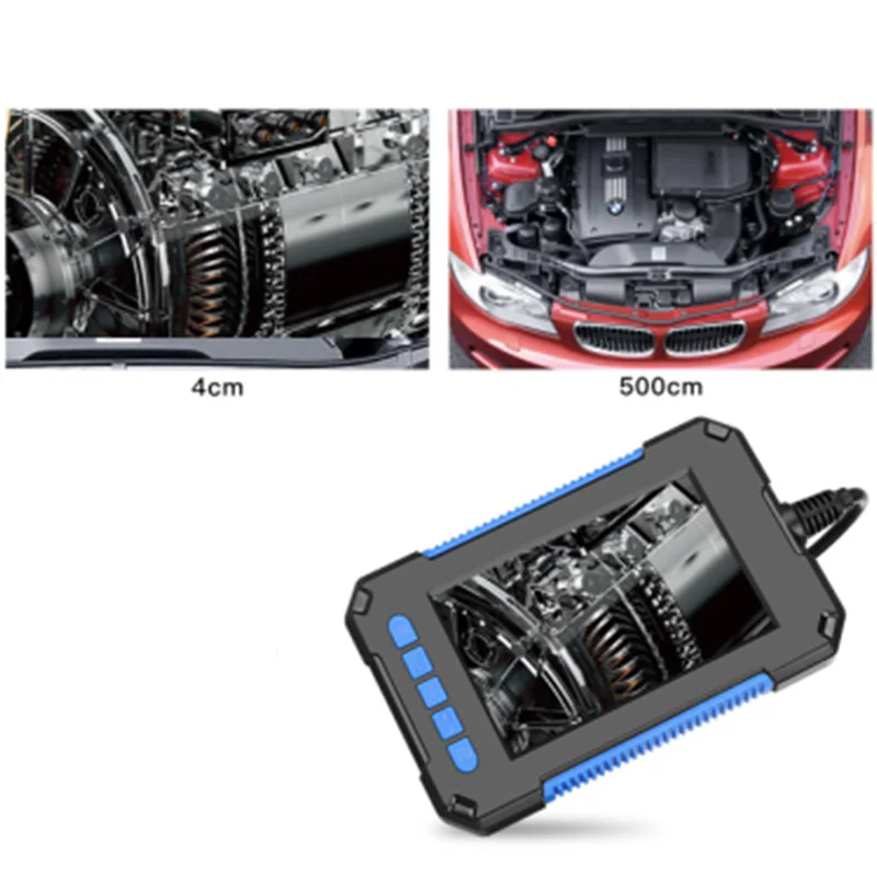P40 5.5mm Industrial Inspection Endoscope 4.3 Inch IPS Full Color Sn HD 1080P 8LEDs IP67 Waterproof Borescope Camera
P40 5.5mm Industrial Inspection Endoscope 4.3 Inch IPS Full Color Sn HD 1080P 8LEDs IP67 Waterproof Borescope Camera