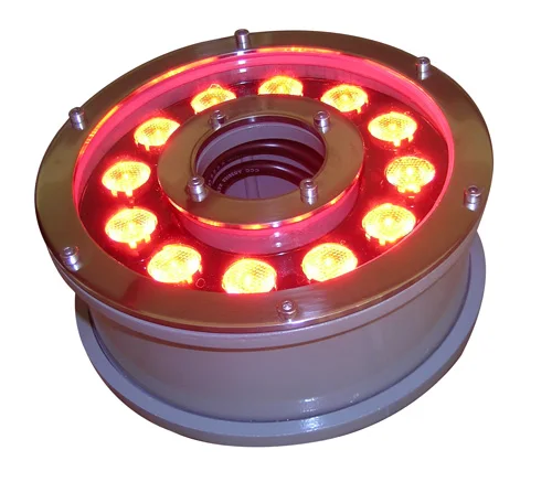 IP68 36 Вт светодиодный RGB фонтан светильник Светодиодный Бассейн подводный 12X3W 3in1 24V