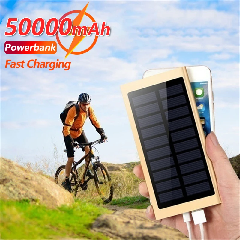 50000mAh Solar Fast Charger for Cycling, Hiking, Cycling, Fishing, Mobile Power, 2USB Digital Display Outdoor External Battery
50000mAh Solar Fast Charger for Cycling, Hiking, Cycling, Fishing, Mobile Power, 2USB Digital Display Outdoor External Battery