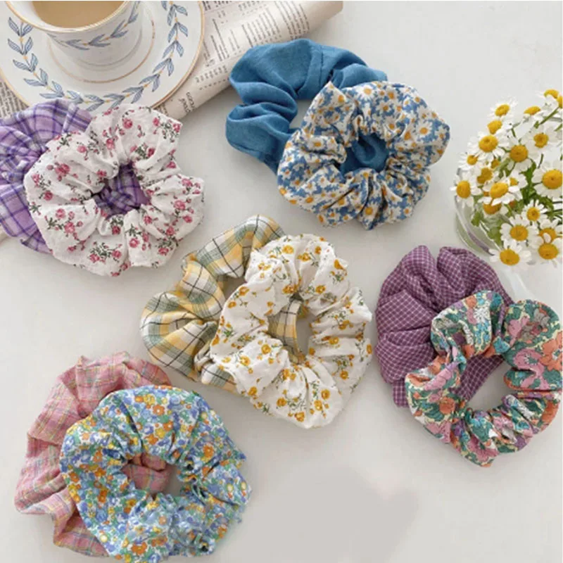 Ponytail Holders Vintage Rubber Band Elastic Hair Band Fashion Hair Accessories Floral Scrunchies Hair Ties Rope Girls
Ponytail Holders Vintage Rubber Band Elastic Hair Band Fashion Hair Accessories Floral Scrunchies Hair Ties Rope Girls
