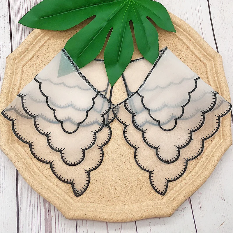 New Women Lace Fake Collar Blouse Cloud Shoulder Sweater Collar Detachable Shirt Collar Blouse Top Women Clothes Accessories LR1 
New Women Lace Fake Collar Blouse Cloud Shoulder Sweater Collar Detachable Shirt Collar Blouse Top Women Clothes Accessories LR1