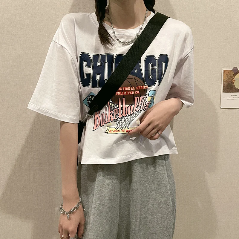 YTX1856 Summer 2021 new sports style letter printing loose American retro short-sleeved T-shirt
YTX1856 Summer 2021 new sports style letter printing loose American retro short-sleeved T-shirt