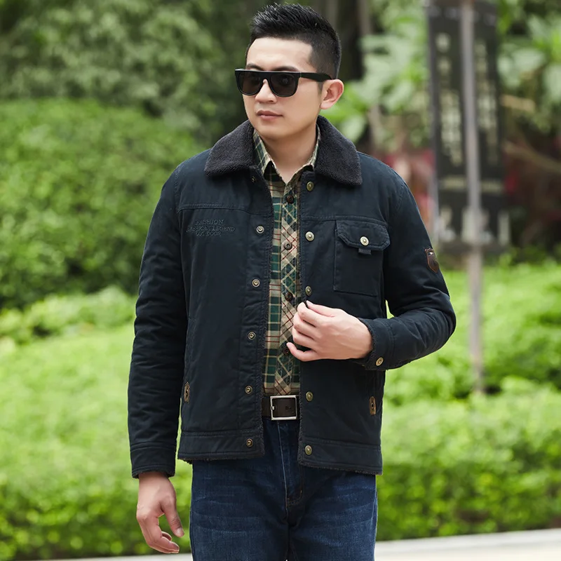 2019 Business Casual Jacket Men Cotton Thick Warm Winter Coat Windbreaker Plus Size 5XL Fashion Military Jacket Army Outerwear 
2019 Business Casual Jacket Men Cotton Thick Warm Winter Coat Windbreaker Plus Size 5XL Fashion Military Jacket Army Outerwear