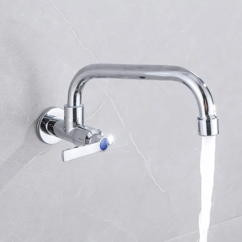 Copper Wall Mounted Single Handle Single Hole Cold Faucet Kitchen Horizontal Cold Water Tap Swing Faucet Ceramic Core
Copper Wall Mounted Single Handle Single Hole Cold Faucet Kitchen Horizontal Cold Water Tap Swing Faucet Ceramic Core