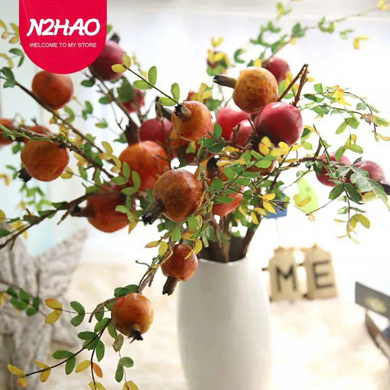 Artificial Flower Red Pomegranate Simulation Pomegranate Branch Flower Arrangement Decoration Artificial Plant Fruit Home Decor
Artificial Flower Red Pomegranate Simulation Pomegranate Branch Flower Arrangement Decoration Artificial Plant Fruit Home Decor