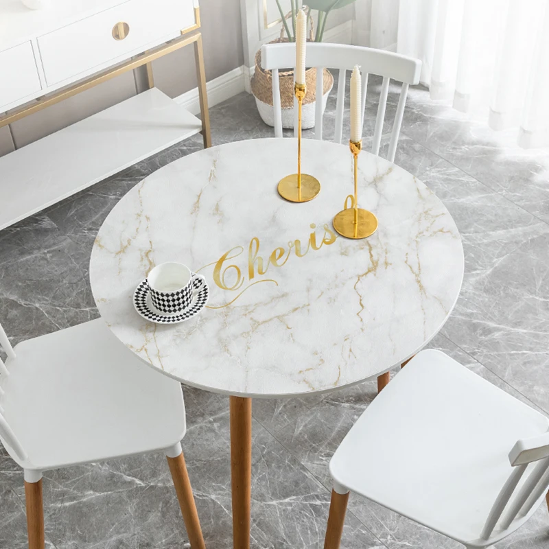 Simple Decor PVC Leather Tablecloth Kitchen Living Room Dining Table Mat Custom Round Placemat Waterproof Oil-proof Table Cover
Simple Decor PVC Leather Tablecloth Kitchen Living Room Dining Table Mat Custom Round Placemat Waterproof Oil-proof Table Cover