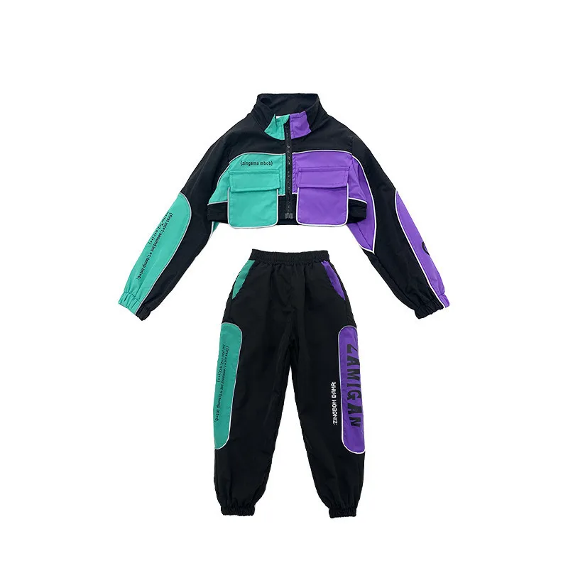 Girls' suits for spring 2021 new girls short tops, trousers, catwalk two-piece suit 
Girls' suits for spring 2021 new girls short tops, trousers, catwalk two-piece suit