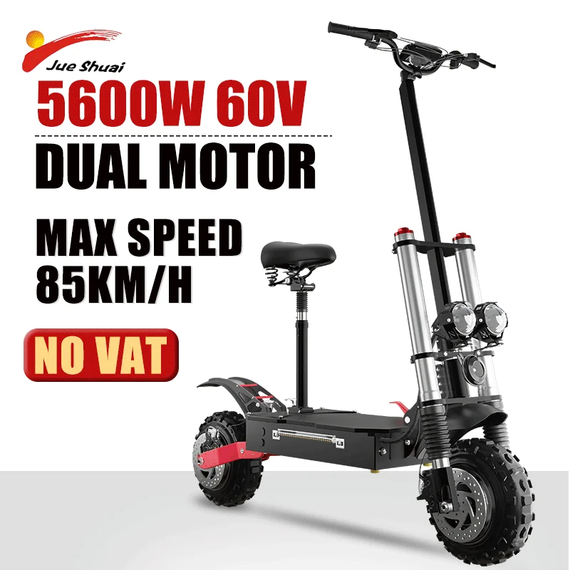 Мощный электрический скутер 5600 Вт, 60 в, 85 км/ч, Электрический скутер, двухмоторные электрические скутеры для взрослых, 11-дюймовые внедорожны...
Мощный электрический скутер 5600 Вт, 60 в, 85 км/ч, Электрический скутер, двухмоторные электрические скутеры для взрослых, 11-дюймовые внедорожны...