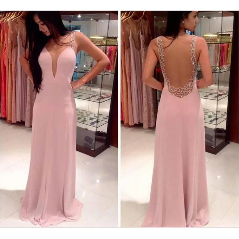 Hot new v-neck fashion ball dress Chiffon pink party dress sexy lace halter slim halter dress bridesmaid model dress summer
Hot new v-neck fashion ball dress Chiffon pink party dress sexy lace halter slim halter dress bridesmaid model dress summer