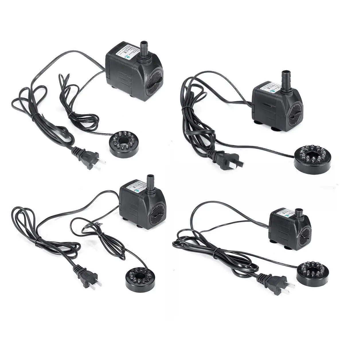 8W/10W/16W/25W Submersible Water Pump with LED Light Water Fountain Pump Fish Pond Aquarium Tank Water Pump Garden Decoration 
8W/10W/16W/25W Submersible Water Pump with LED Light Water Fountain Pump Fish Pond Aquarium Tank Water Pump Garden Decoration