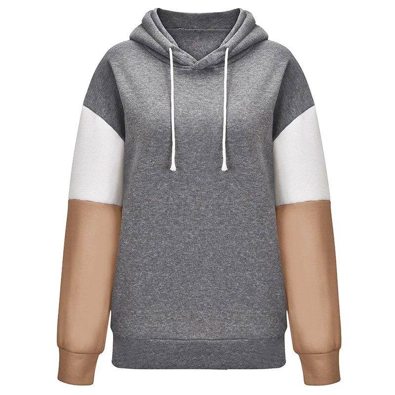 Women Sweatshirts Autumn Winter Hoodies Long Sleeve Hoody Ladies Patchwork Hooded Sweatshirt Female Outwear 2020 New
Women Sweatshirts Autumn Winter Hoodies Long Sleeve Hoody Ladies Patchwork Hooded Sweatshirt Female Outwear 2020 New