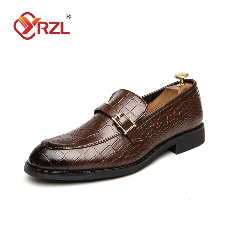 YRZL Leather Shoes Men 2022 Spring New Breathable Non Slip Dress Shoes Male Party Club Leather Shoes for Men
YRZL Leather Shoes Men 2022 Spring New Breathable Non Slip Dress Shoes Male Party Club Leather Shoes for Men