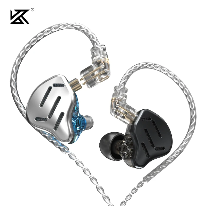KZ ZAX наушники-вкладыши 1DD + 7BA HIFI бас-монитор гарнитура гибридная технология