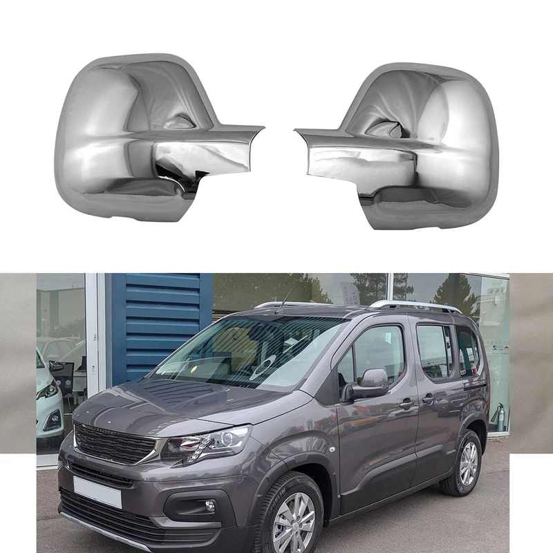 ABS Chrome Car Side Door Rear View Mirror Cover for Citroen Berlingo III/Rifter / Combo E/Peugeot Partner II 2012-2018
ABS Chrome Car Side Door Rear View Mirror Cover for Citroen Berlingo III/Rifter / Combo E/Peugeot Partner II 2012-2018