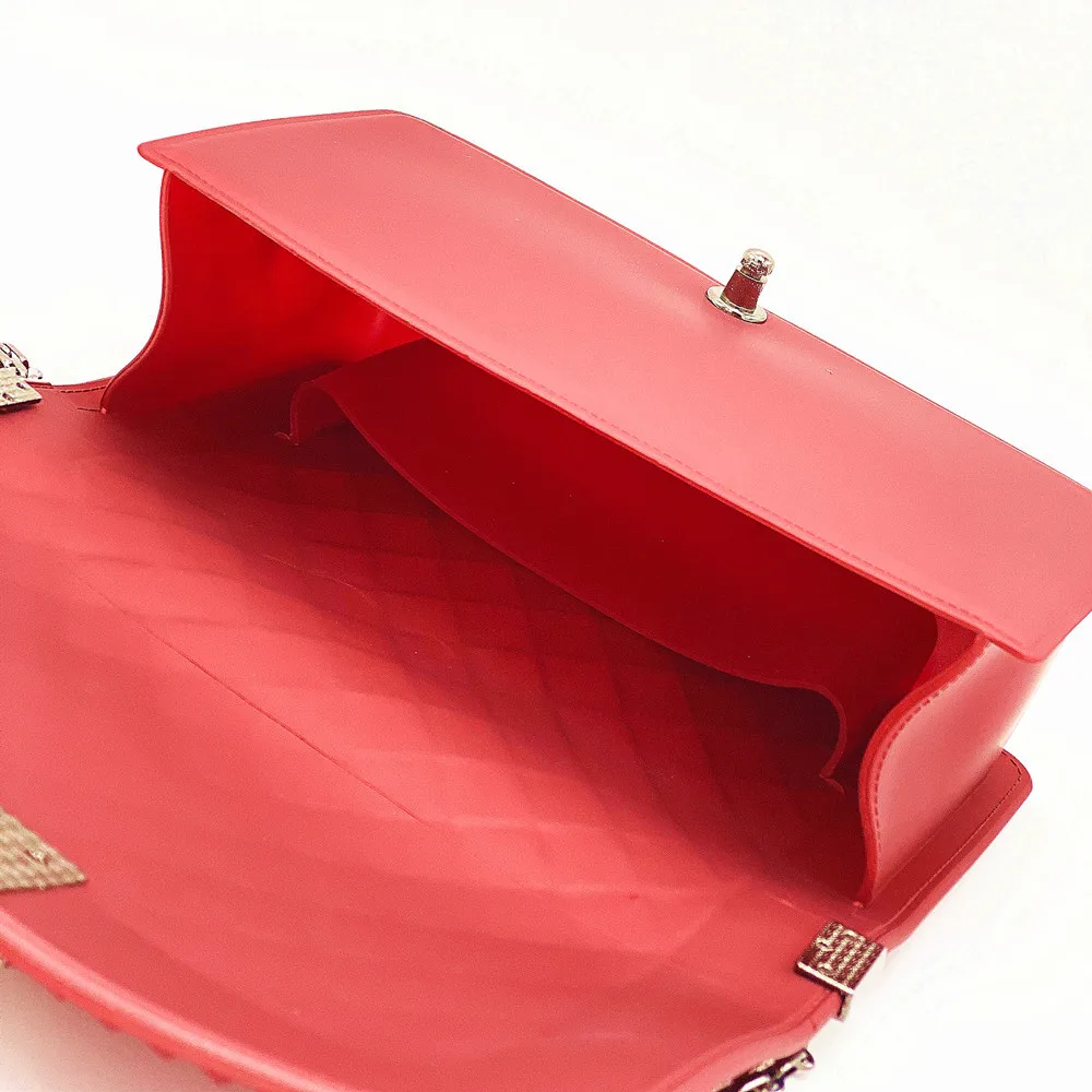 Jelly Bags Women Casual Shooulder Crossbody Bag 2020 Diamond Lattice Handbags High Quality PVC Small Flap Purses Messenger Bags 
Jelly Bags Women Casual Shooulder Crossbody Bag 2020 Diamond Lattice Handbags High Quality PVC Small Flap Purses Messenger Bags