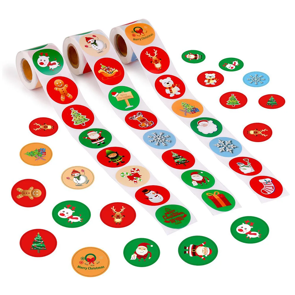 Patterned Christmas Stickers/8 Alternate Design/500 Christmas Stickers for Festival Decoration
Patterned Christmas Stickers/8 Alternate Design/500 Christmas Stickers for Festival Decoration