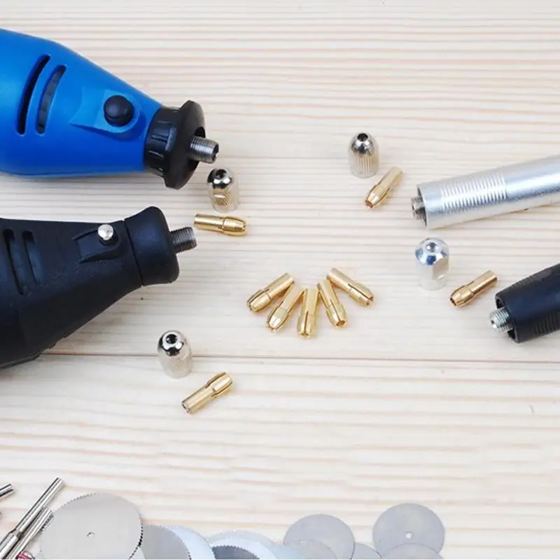 Include 1mm/1.6mm/2.3mm/3.2mm Rotary Tool Fit New Practical Brass Collet Drill 8pcs #69134
Include 1mm/1.6mm/2.3mm/3.2mm Rotary Tool Fit New Practical Brass Collet Drill 8pcs #69134
