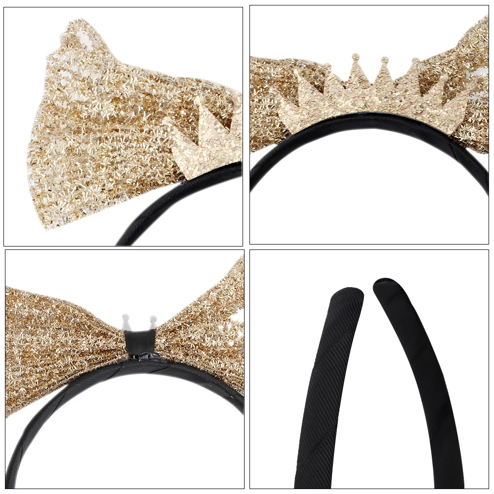 Kids Girls Crown Big Bow Hairbands Golden Pink Sequins Shine Hair Hoop Prom Party Celebration Festival Headbands
Kids Girls Crown Big Bow Hairbands Golden Pink Sequins Shine Hair Hoop Prom Party Celebration Festival Headbands