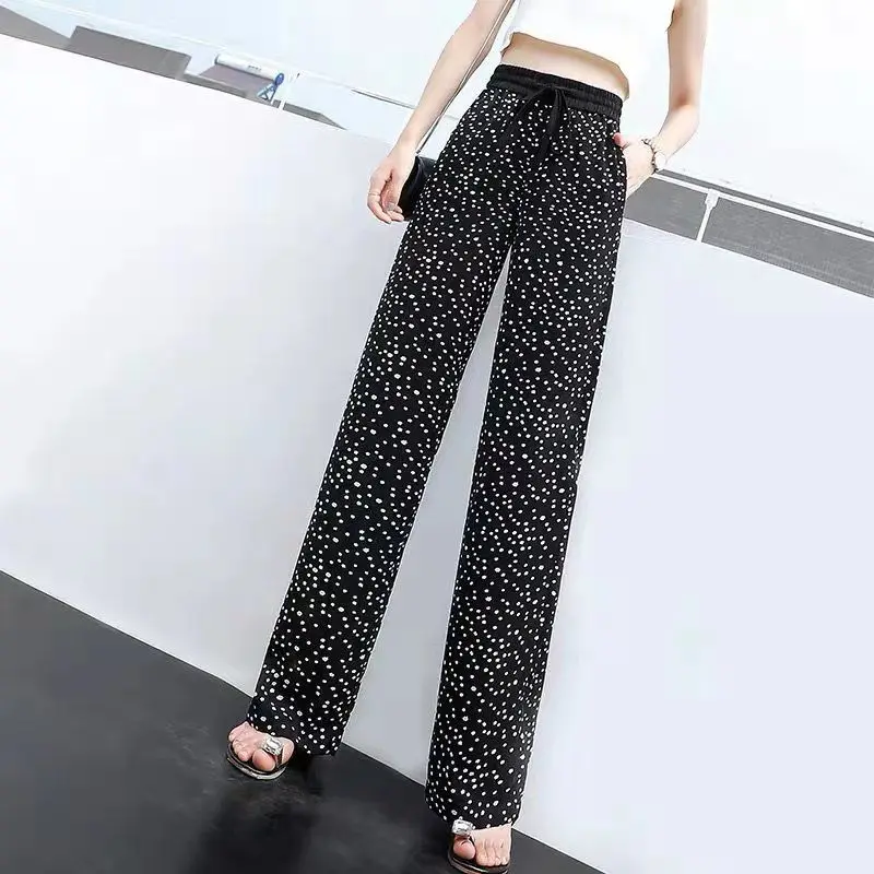 Summer wide leg pants women's pants summer fashion new high waist loose black and white spring and autumn casual pants children
Summer wide leg pants women's pants summer fashion new high waist loose black and white spring and autumn casual pants children